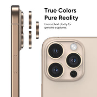 NanoArmour for iPhone 16 Pro / 16 Pro Max Anti Reflective Camera Protector - 4 Pro Colors
